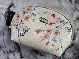 Bolsa de Maquillaje de Viaje Bolsa de Cosméticos Guess Mujer O6724493 Logo Blanco Multi Nuevo - Imagen 1 de 6