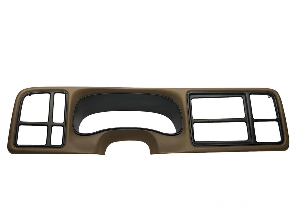 99 GMC Sierra 1500 Tan Oak Instrument Cluster Dash Trim Bezel 15999589 15731974 - Image 1 of 4