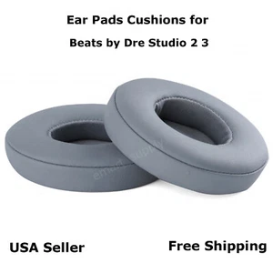 Nuevo Par de almohadillas para almohadillas Beats by Dre Studio 2 3 auriculares plateadas - Imagen 1 de 2