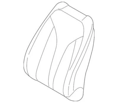 Conjunto de cubierta de asiento del conductor delantero genuino Ford Lincoln MKC 2015 EJ7Z-7864417-CC Foto 1 de 2