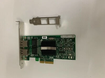 HP 412648-B21 412651-001 412646-001 NC360T PCI EXPRESS DUAL PORT ADAPTER  - Image 1 of 4