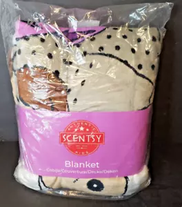 Scentsy Buddy Blanket 50x60" Soft Plush Throw - Cozy & Cuddly Animal Print NEW - Picture 1 of 4