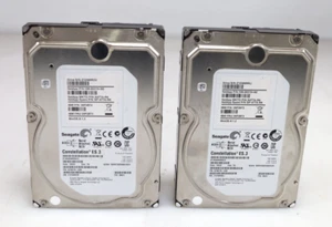 LOT 2x Seagate ST4000NM0023 3.5" 4TB SAS 7200RPM Hard Drive - Picture 1 of 3