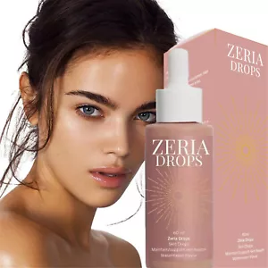 Zeria Drops Sunless Tanning Drops Natural Boost Melanin Enhancing Skin Tone🔥 - Picture 1 of 18