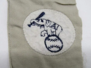 OLD VINTAGE ELEPHANT COLLEGE BASEBALL PATCH SPORTS MEMORABILIA  - Picture 1 of 1