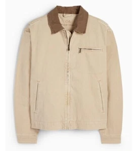 Herrenjacke Übergangsjacke beige Stil Jeansjacke XXL - Bild 1 von 7