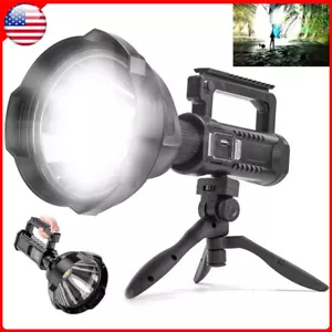 Rechargeable Spotlight 9000000 Lumens Handheld Hunting Flashlight Led Spot light - Picture 1 of 15