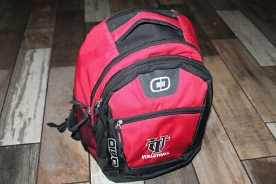 19" OGIO Backpack Red Black University of TAMPA! padded straps, pockets NICE! - Image 1 of 4