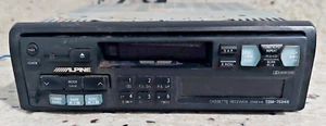 Old School Vintage Alpine TDM-7534S Tape Deck Cassette AM FM Radio UNtested - Picture 1 of 6