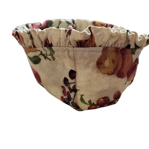 Longaberger Teekorb Obst Medley Stofffutter 100% Baumwolle Made in USA - Bild 1 von 8