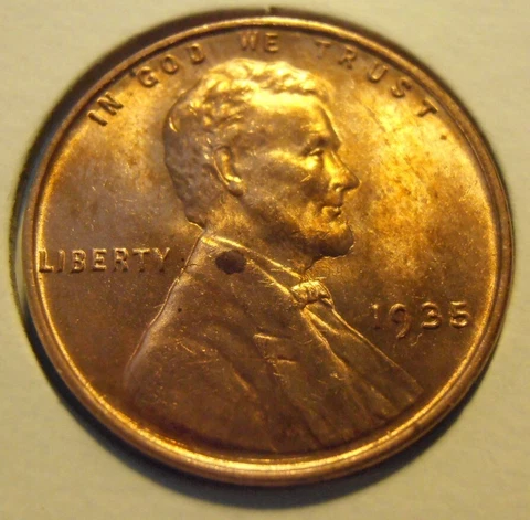1935 P Lincoln Cent, Uncirculated with issues  (35PAB3) Cover