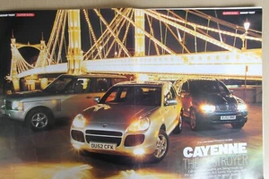 Original 2003 BMW M5 PORSCHE CAYENNE RANGE ROVER4.4 VOGUE, magazine triple test - Picture 1 of 1