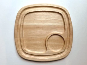 DANSK INTERNATIONAL DESIGNS JHQ THAILAND BLONDE WOOD CHEESE CHARCUTERIE BOARD VG - Picture 1 of 7