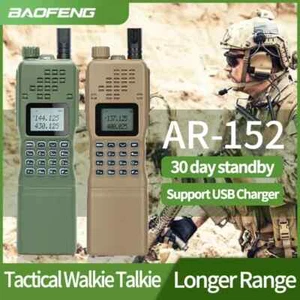 Radioamatore alta potenza CS gioco tattico walkie talkie radio bidirezionale lungo raggio - Foto 1 di 27