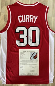 Stephen Steph Curry Signed Autograph Auto Davidson Jersey JSA LOA Read Descript - Picture 1 of 3