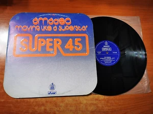 AMADEO Moving like a superstar 12" SPAIN MAXI SINGLE VINYL RAREST SHAPED COVER - Picture 1 of 2