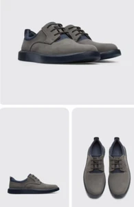 CAMPER Men’s BILL K100655 LACE UP SNEAKERS GREY SIZE 9 😃😃 - Picture 1 of 6