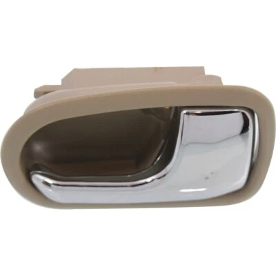 Interior Door Handle Front Or Rear Right Chrome+Beige Fits 1993-03 Mazda Protege - Image 1 of 4