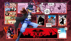 One Piece Playmat Sabo Revolutionary Army - Basic Spielmatte TCG Three Brothers - Bild 1 von 4
