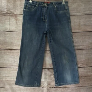 Thomas Cook 3/4 Jeans ~ Size 12 Women's ~ Capri Denim Pants - Picture 1 of 10