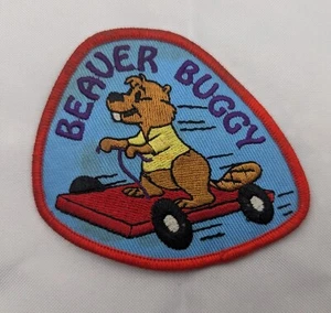 Vintage Boy Scouts Beaver Buggy 3-1/4" x 3" Patch - Foto 1 di 1