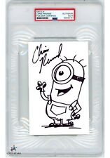 Chris Renaud Signed Autographed Slabbed Sketch Beckett Minions PSA/DNA