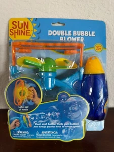 Sun Shine Double Bubble Blower Toy for Ages 3+ New in Package - Picture 1 of 9