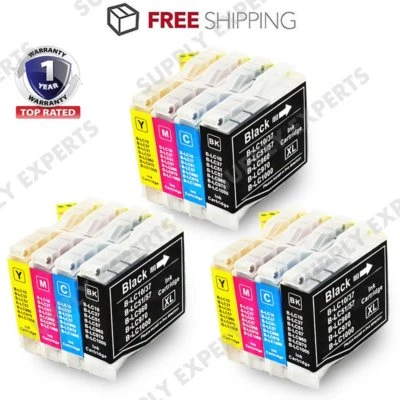 12 PACK New LC51 Ink Cartridge for Brother MFC-3360C MFC-440CN MFC-460CN 465CN - Image 1 of 4