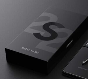 Samsung Galaxy S22 Ultra Black 128GB (Unlocked) Snapdragon 8 Gen 1 -BRAND NEW!