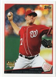 Jordan Zimmermann 2009 Topps Update Rookie Card #UH201