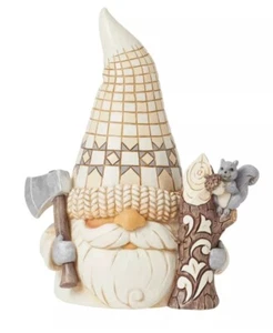 Jim Shore WOODLAND LUMBERJACK GNOME - TIMBER TIME! 6015161 BRAND NEW - Picture 1 of 4