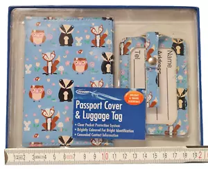 VOYGER Passport Cover & Luggage Tag Holiday Essentials Kids Children - Picture 1 of 5