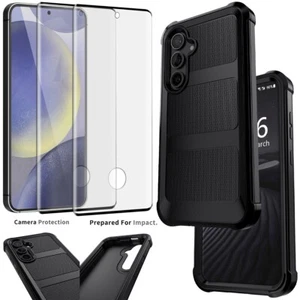Funda resistente de vidrio templado para Samsung Galaxy S24/FE/Plus/ultra resistente - Imagen 1 de 28