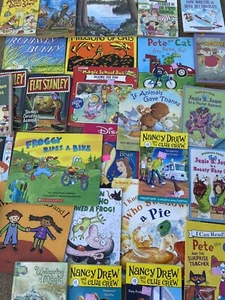 ASSORTED CHILDREN'S BOOK LOT OF 50 SOFTCOVER Vg Condition Illustrated 4-9 - Imagen 1 de 13