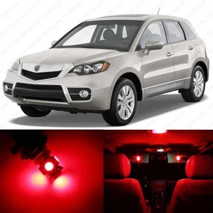 Paquete de 10 luces interiores LED rojas para Acura RDX 2007-2011 + HERRAMIENTA DE PALANCA - Imagen 1 de 7