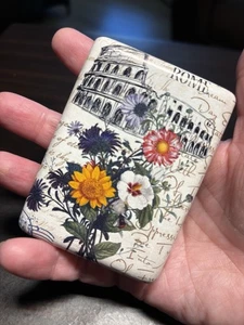 Kompaktspiegel dekoratives Rechteck 3x2,5" - Bild 1 von 7