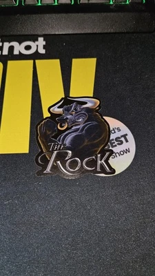2000 WWF The ROCK Vending Sticker BRAHMA BULL - Image 1 of 2