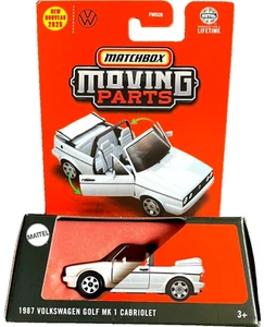 MATCHBOX METAL MOVING PARTS 2025 1987 Volkswagen Golf MK 1 CABRIO - Bild 1 von 1