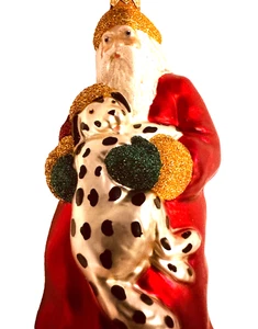 Feuerwehrhaus Weihnachtsmann 1999 Ornament von Patricia Breen, Polen 6 Zoll EUC - Bild 1 von 8