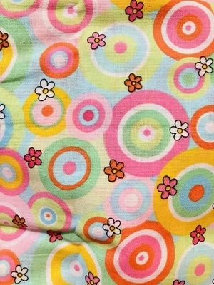 Best Friends Forever Tammy DeYoung General Fabrics Pastels Circles 1/2Y - Image 1 of 3