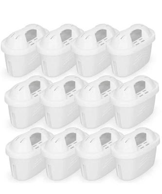 12 Pack WaterFilter Cartridges Replacement for Brita Maxtra+ Plus, Maxtra Pro - Image 1 of 4