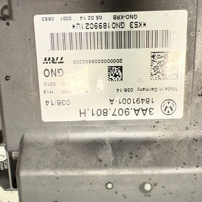 VW PASSAT B7 362 3AA907801H Control Unit 2012 16035690 2014 - Image 1 of 4