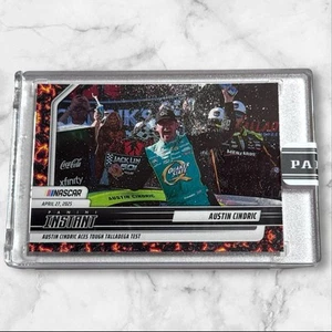 Austin Cindric 2025 Panini Instant NASCAR #17 Magma 1/1 APRIL 27 TALLADEGA WIN - Picture 1 of 2