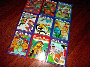 9 NEW HIGHLIGHTS Puzzle Buzz Puzzlemania w/Stickers, Hidden Pictures & More, Fun - Picture 1 of 3