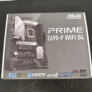 Placa madre ASUS PRIME Z690-P WIFI D4 LGA1700, lista para Windows 11 - nueva sellada - Imagen 1 de 8