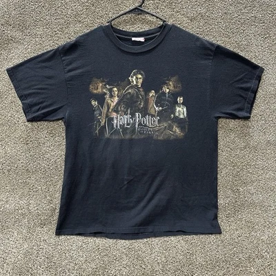 Vintage Harry Potter & The Goblet of Fire Movie Promo Shirt Original Size Largt - Image 1 of 4