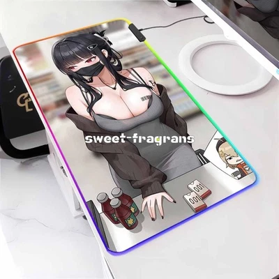 Sexy D:Killer Wife Large Anime NIKKE LED Backlit Mouse Pad RGB Keyboard Desk Mat - Image 1 of 4