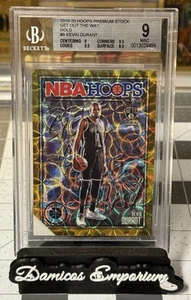 2019-20 Hoops Premium Stock Kevin Durant Get Out The Way GOLD 5/10 BGS 9 - Picture 1 of 2