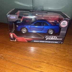 JADA BRIAN’S NISSAN SKYLINE GTR R34 FAST & FURIOUS 1:32 SCALE - Picture 1 of 7