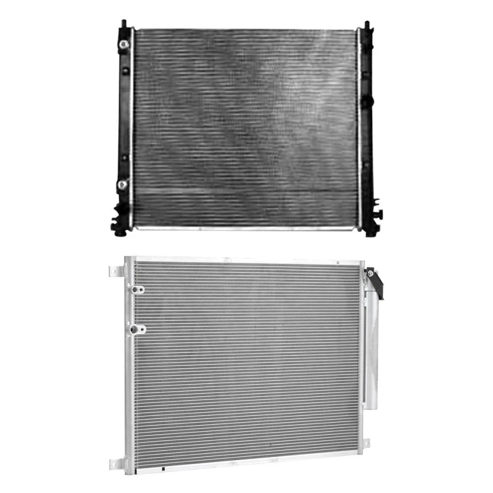 For Cadillac CTS 2008-2014 TYC BNDL-474078 Radiator & Condenser Kit Foto 1 de 1